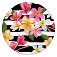 thumbnail image 1 of Pioneer Flower Floral Print Pattern Round Fitted Tablecloth with Elastic Edge,Dining Table Cover Waterproof,Outdoor Round Tablecloth for Camping,Dining,Indoor and Outdoor, 1 of 7