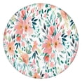 thumbnail image 1 of Pioneer Flower Floral Print Pattern Round Fitted Tablecloth with Elastic Edge,Dining Table Cover Waterproof,Outdoor Round Tablecloth for Camping,Dining,Indoor and Outdoor, 1 of 7