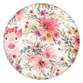 thumbnail image 1 of Pioneer Flower Floral Print Pattern Round Fitted Tablecloth with Elastic Edge,Dining Table Cover Waterproof,Outdoor Round Tablecloth for Camping,Dining,Indoor and Outdoor, 1 of 7