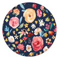 thumbnail image 1 of Pioneer Flower Floral Print Pattern Round Fitted Tablecloth with Elastic Edge,Dining Table Cover Waterproof,Outdoor Round Tablecloth for Camping,Dining,Indoor and Outdoor, 1 of 7