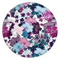 thumbnail image 1 of Pioneer Flower Floral Print Pattern Round Fitted Tablecloth with Elastic Edge,Dining Table Cover Waterproof,Outdoor Round Tablecloth for Camping,Dining,Indoor and Outdoor, 1 of 7
