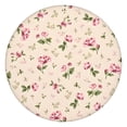 thumbnail image 1 of Pioneer Flower Floral Print Pattern Round Fitted Tablecloth with Elastic Edge,Dining Table Cover Waterproof,Outdoor Round Tablecloth for Camping,Dining,Indoor and Outdoor, 1 of 7