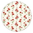 thumbnail image 1 of Pioneer Flower Floral Print Pattern Round Fitted Tablecloth with Elastic Edge,Dining Table Cover Waterproof,Outdoor Round Tablecloth for Camping,Dining,Indoor and Outdoor, 1 of 7