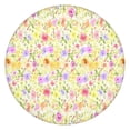 thumbnail image 1 of Pioneer Flower Floral Print Pattern Round Fitted Tablecloth with Elastic Edge,Dining Table Cover Waterproof,Outdoor Round Tablecloth for Camping,Dining,Indoor and Outdoor, 1 of 7