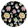 thumbnail image 1 of Pioneer Flower Floral Print Pattern Round Fitted Tablecloth with Elastic Edge,Dining Table Cover Waterproof,Outdoor Round Tablecloth for Camping,Dining,Indoor and Outdoor, 1 of 7