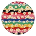 thumbnail image 1 of Pioneer Flower Floral Print Pattern Round Fitted Tablecloth with Elastic Edge,Dining Table Cover Waterproof,Outdoor Round Tablecloth for Camping,Dining,Indoor and Outdoor, 1 of 7