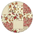 thumbnail image 1 of Pioneer Flower Floral Print Pattern Round Fitted Tablecloth with Elastic Edge,Dining Table Cover Waterproof,Outdoor Round Tablecloth for Camping,Dining,Indoor and Outdoor, 1 of 7