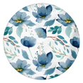 thumbnail image 1 of Pioneer Flower Floral Print Pattern Round Fitted Tablecloth with Elastic Edge,Dining Table Cover Waterproof,Outdoor Round Tablecloth for Camping,Dining,Indoor and Outdoor, 1 of 7