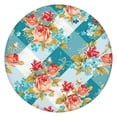 thumbnail image 1 of Pioneer Flower Floral Print Pattern Round Fitted Tablecloth with Elastic Edge,Dining Table Cover Waterproof,Outdoor Round Tablecloth for Camping,Dining,Indoor and Outdoor, 1 of 7
