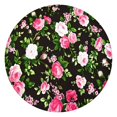 thumbnail image 1 of Pioneer Flower Floral Print Pattern Round Fitted Tablecloth with Elastic Edge,Dining Table Cover Waterproof,Outdoor Round Tablecloth for Camping,Dining,Indoor and Outdoor, 1 of 7