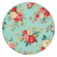 thumbnail image 1 of Pioneer Flower Floral Print Pattern Round Fitted Tablecloth with Elastic Edge,Dining Table Cover Waterproof,Outdoor Round Tablecloth for Camping,Dining,Indoor and Outdoor, 1 of 7