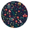 thumbnail image 1 of Pioneer Flower Floral Print Pattern Round Fitted Tablecloth with Elastic Edge,Dining Table Cover Waterproof,Outdoor Round Tablecloth for Camping,Dining,Indoor and Outdoor, 1 of 7