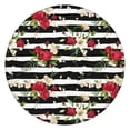 thumbnail image 1 of Pioneer Flower Floral Print Pattern Round Fitted Tablecloth with Elastic Edge,Dining Table Cover Waterproof,Outdoor Round Tablecloth for Camping,Dining,Indoor and Outdoor, 1 of 7