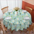 thumbnail image 1 of Pioneer Flower Floral Print Pattern Round Tablecloth 60 X 60 Inch, Wrinkle Resistant Wipeable Table Cloth for Kitchen Dining Picnic Patio Party, 1 of 6