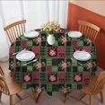 thumbnail image 1 of Pioneer Flower Floral Print Pattern Round Tablecloth 60 X 60 Inch, Wrinkle Resistant Wipeable Table Cloth for Kitchen Dining Picnic Patio Party, 1 of 6