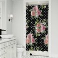 thumbnail image 1 of Pioneer Flower Floral Print Pattern Shower Curtain 36"x72" ,Bathroom Decorative Shower Curtains Set with 12 Hooks,Modern Waterproof Washable Shower Curtain, 1 of 6