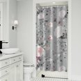 thumbnail image 1 of Pioneer Flower Floral Print Pattern Shower Curtain 36"x72" ,Bathroom Decorative Shower Curtains Set with 12 Hooks,Modern Waterproof Washable Shower Curtain, 1 of 6