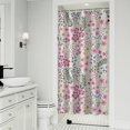 thumbnail image 1 of Pioneer Flower Floral Print Pattern Shower Curtain 36"x72" ,Bathroom Decorative Shower Curtains Set with 12 Hooks,Modern Waterproof Washable Shower Curtain, 1 of 6
