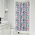 thumbnail image 1 of Pioneer Flower Floral Print Pattern Shower Curtain 36"x72" ,Bathroom Decorative Shower Curtains Set with 12 Hooks,Modern Waterproof Washable Shower Curtain, 1 of 6