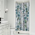 thumbnail image 1 of Pioneer Flower Floral Print Pattern Shower Curtain 36"x72" ,Bathroom Decorative Shower Curtains Set with 12 Hooks,Modern Waterproof Washable Shower Curtain, 1 of 6