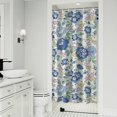 thumbnail image 1 of Pioneer Flower Floral Print Pattern Shower Curtain 36"x72" ,Bathroom Decorative Shower Curtains Set with 12 Hooks,Modern Waterproof Washable Shower Curtain, 1 of 6