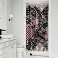 thumbnail image 1 of Pioneer Flower Floral Print Pattern Shower Curtain 36"x72" ,Bathroom Decorative Shower Curtains Set with 12 Hooks,Modern Waterproof Washable Shower Curtain, 1 of 6