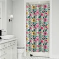 thumbnail image 1 of Pioneer Flower Floral Print Pattern Shower Curtain 36"x72" ,Bathroom Decorative Shower Curtains Set with 12 Hooks,Modern Waterproof Washable Shower Curtain, 1 of 6
