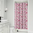 thumbnail image 1 of Pioneer Flower Floral Print Pattern Shower Curtain 36"x72" ,Bathroom Decorative Shower Curtains Set with 12 Hooks,Modern Waterproof Washable Shower Curtain, 1 of 6