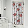 thumbnail image 1 of Pioneer Flower Floral Print Pattern Shower Curtain 36"x72" ,Bathroom Decorative Shower Curtains Set with 12 Hooks,Modern Waterproof Washable Shower Curtain, 1 of 6