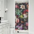 thumbnail image 1 of Pioneer Flower Floral Print Pattern Shower Curtain 36"x72" ,Bathroom Decorative Shower Curtains Set with 12 Hooks,Modern Waterproof Washable Shower Curtain, 1 of 6