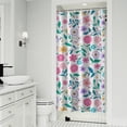 thumbnail image 1 of Pioneer Flower Floral Print Pattern Shower Curtain 36"x72" ,Bathroom Decorative Shower Curtains Set with 12 Hooks,Modern Waterproof Washable Shower Curtain, 1 of 6