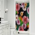thumbnail image 1 of Pioneer Flower Floral Print Pattern Shower Curtain 36"x72" ,Bathroom Decorative Shower Curtains Set with 12 Hooks,Modern Waterproof Washable Shower Curtain, 1 of 6