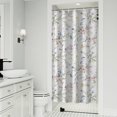 thumbnail image 1 of Pioneer Flower Floral Print Pattern Shower Curtain 36"x72" ,Bathroom Decorative Shower Curtains Set with 12 Hooks,Modern Waterproof Washable Shower Curtain, 1 of 6