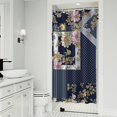 thumbnail image 1 of Pioneer Flower Floral Print Pattern Shower Curtain 36"x72" ,Bathroom Decorative Shower Curtains Set with 12 Hooks,Modern Waterproof Washable Shower Curtain, 1 of 6