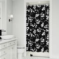 thumbnail image 1 of Pioneer Flower Floral Print Pattern Shower Curtain 36"x72" ,Bathroom Decorative Shower Curtains Set with 12 Hooks,Modern Waterproof Washable Shower Curtain, 1 of 6