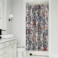 thumbnail image 1 of Pioneer Flower Floral Print Pattern Shower Curtain 36"x72" ,Bathroom Decorative Shower Curtains Set with 12 Hooks,Modern Waterproof Washable Shower Curtain, 1 of 6