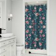 thumbnail image 1 of Pioneer Flower Floral Print Pattern Shower Curtain 36"x72" ,Bathroom Decorative Shower Curtains Set with 12 Hooks,Modern Waterproof Washable Shower Curtain, 1 of 6