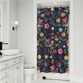 thumbnail image 1 of Pioneer Flower Floral Print Pattern Shower Curtain 36"x72" ,Bathroom Decorative Shower Curtains Set with 12 Hooks,Modern Waterproof Washable Shower Curtain, 1 of 6