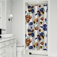 thumbnail image 1 of Pioneer Flower Floral Print Pattern Shower Curtain 36"x72" ,Bathroom Decorative Shower Curtains Set with 12 Hooks,Modern Waterproof Washable Shower Curtain, 1 of 6
