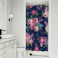 thumbnail image 1 of Pioneer Flower Floral Print Pattern Shower Curtain 36"x72" ,Bathroom Decorative Shower Curtains Set with 12 Hooks,Modern Waterproof Washable Shower Curtain, 1 of 6