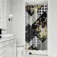 thumbnail image 1 of Pioneer Flower Floral Print Pattern Shower Curtain 36"x72" ,Bathroom Decorative Shower Curtains Set with 12 Hooks,Modern Waterproof Washable Shower Curtain, 1 of 6