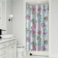 thumbnail image 1 of Pioneer Flower Floral Print Pattern Shower Curtain 36"x72" ,Bathroom Decorative Shower Curtains Set with 12 Hooks,Modern Waterproof Washable Shower Curtain, 1 of 6