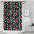 thumbnail image 1 of Pioneer Flower Floral Print Pattern Shower Curtain 72”x72", Bathroom Decorative Shower Curtain Set with 12 Hooks, Waterproof Washable, 1 of 6