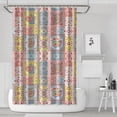 thumbnail image 1 of Pioneer Flower Floral Print Pattern Shower Curtain 72"x72", Bathroom Decorative Shower Curtain Set with 12 Hooks, Waterproof Washable, 1 of 6