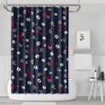 thumbnail image 1 of Pioneer Flower Floral Print Pattern Shower Curtain 72"x72" ,Bathroom Decorative Shower Curtains Set with 12 Hooks,Modern Waterproof Washable Shower Curtain, 1 of 6