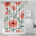 thumbnail image 1 of Pioneer Flower Floral Print Pattern Shower Curtain 72"x72" ,Bathroom Decorative Shower Curtains Set with 12 Hooks,Modern Waterproof Washable Shower Curtain, 1 of 6
