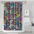 thumbnail image 1 of Pioneer Flower Floral Print Pattern Shower Curtain 72"x72" ,Bathroom Decorative Shower Curtains Set with 12 Hooks,Modern Waterproof Washable Shower Curtain, 1 of 6