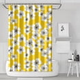 thumbnail image 1 of Pioneer Flower Floral Print Pattern Shower Curtain 72"x72" ,Bathroom Decorative Shower Curtains Set with 12 Hooks,Modern Waterproof Washable Shower Curtain, 1 of 6