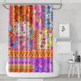 thumbnail image 1 of Pioneer Flower Floral Print Pattern Shower Curtain 72"x72" ,Bathroom Decorative Shower Curtains Set with 12 Hooks,Modern Waterproof Washable Shower Curtain, 1 of 6