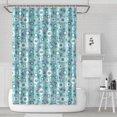 thumbnail image 1 of Pioneer Flower Floral Print Pattern Shower Curtain 72"x72" ,Bathroom Decorative Shower Curtains Set with 12 Hooks,Modern Waterproof Washable Shower Curtain, 1 of 6